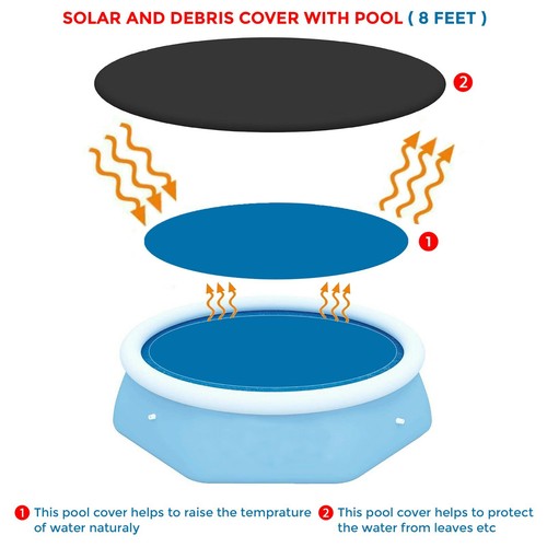 Solar debris pool cover for - solar,